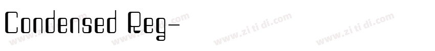 Condensed Reg字体转换
